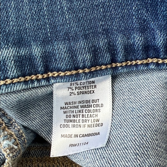 Wonderly Pull-On High Rise Skinny Crop Women's Blue Denim Jeans - 20W - Picture 4 of 11